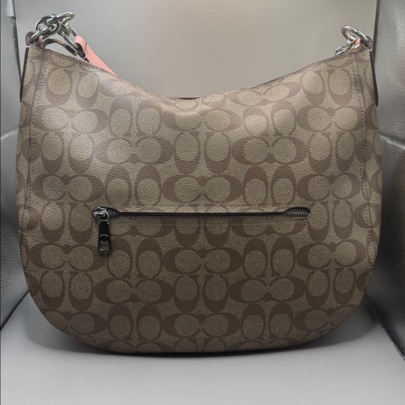 Coach Elle Hobo/Crossbody Signature Khaki Blossom - Picture 5 of 11